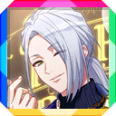 File:(MANKAI Party) Azuma Yukishiro Serious SSR Icon Bloomed.png