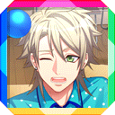 (Smile-Illuminating Clown) Kazunari Miyoshi Serious SSR Icon Unbloomed.png