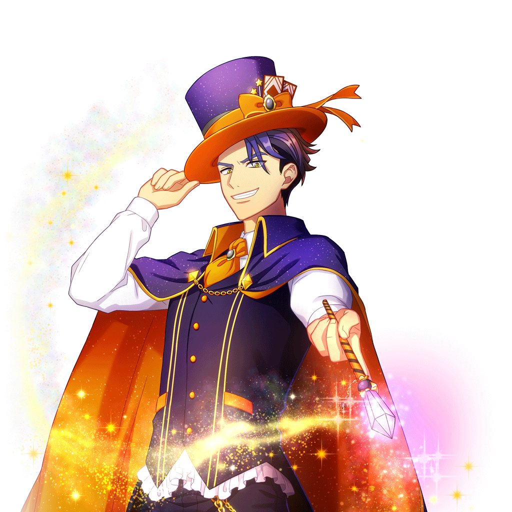 File:(Sweet ☆ Magic) Juza Serious SSR+ Transparent.png - A3! Wiki