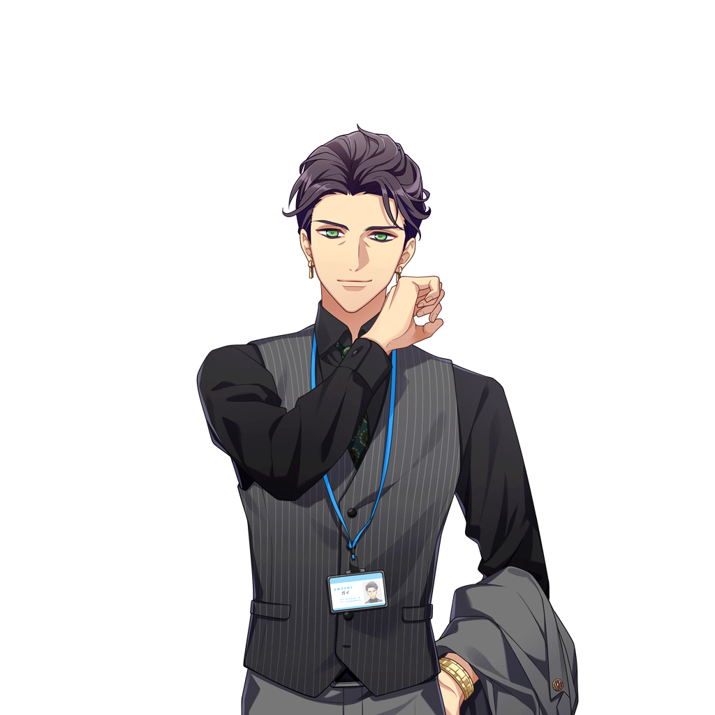 File:(Perfect Secretary) Guy Serious SR+ Transparent.png - A3! Wiki