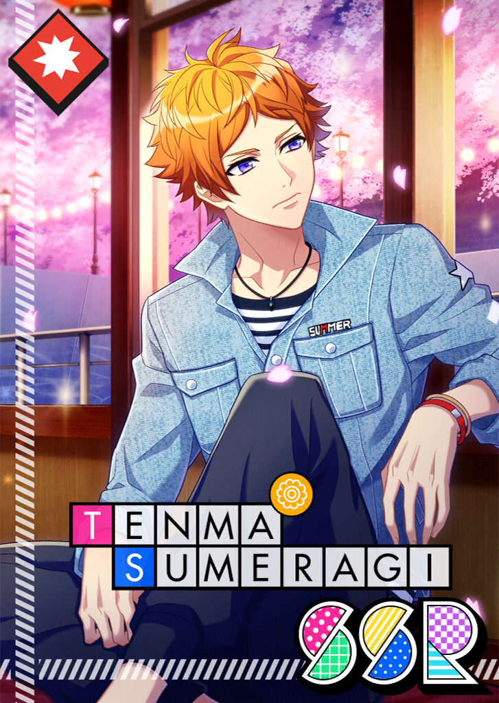 (Riverside Evening Cherry Trees) Tenma Action SSR.png