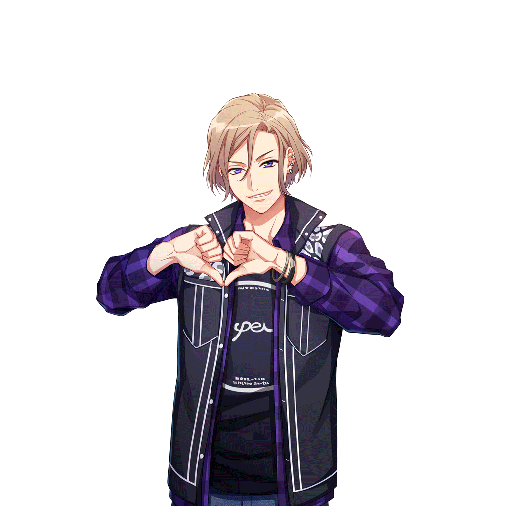 File:(Sweet Addiction) Banri Action SSR Transparent.png - A3! Wiki