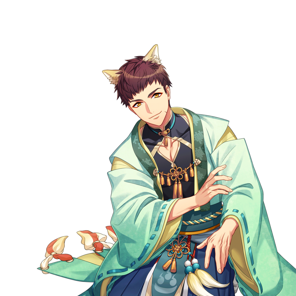 File(Kitsune Waiter) Omi Comedy SR+ Transparent.png A3! Wiki