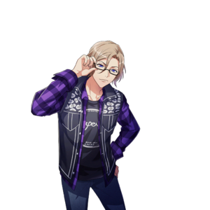 (Glasses Boy Induction) Banri Serious SR Transparent.png