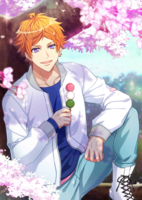 (Riverside Evening Cherry Trees) Tenma Action SSR+ Raw.png