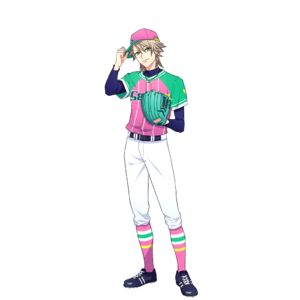 Kazunari First Crush Baseball Fullbody.png