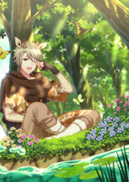 (Naptime Under the Tree Shade) Kazunari Comedy SSR+ Raw.png