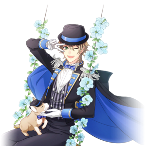 (Corgi in Love) Kazunari Action SR+ Transparent.png