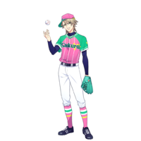 Kazunari First Crush Baseball R+ Fullbody.png