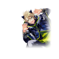 (The Cat's and My Secret) Kazunari Comedy SSR+ Transparent.png